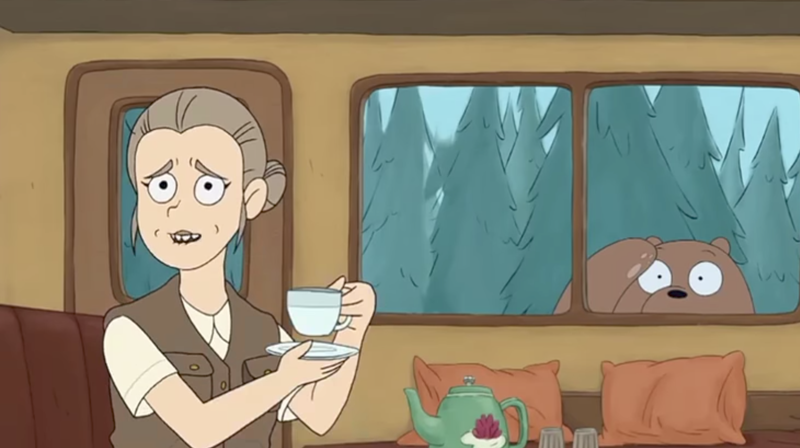 Always be on the lookout for polite white women wielding teacups.